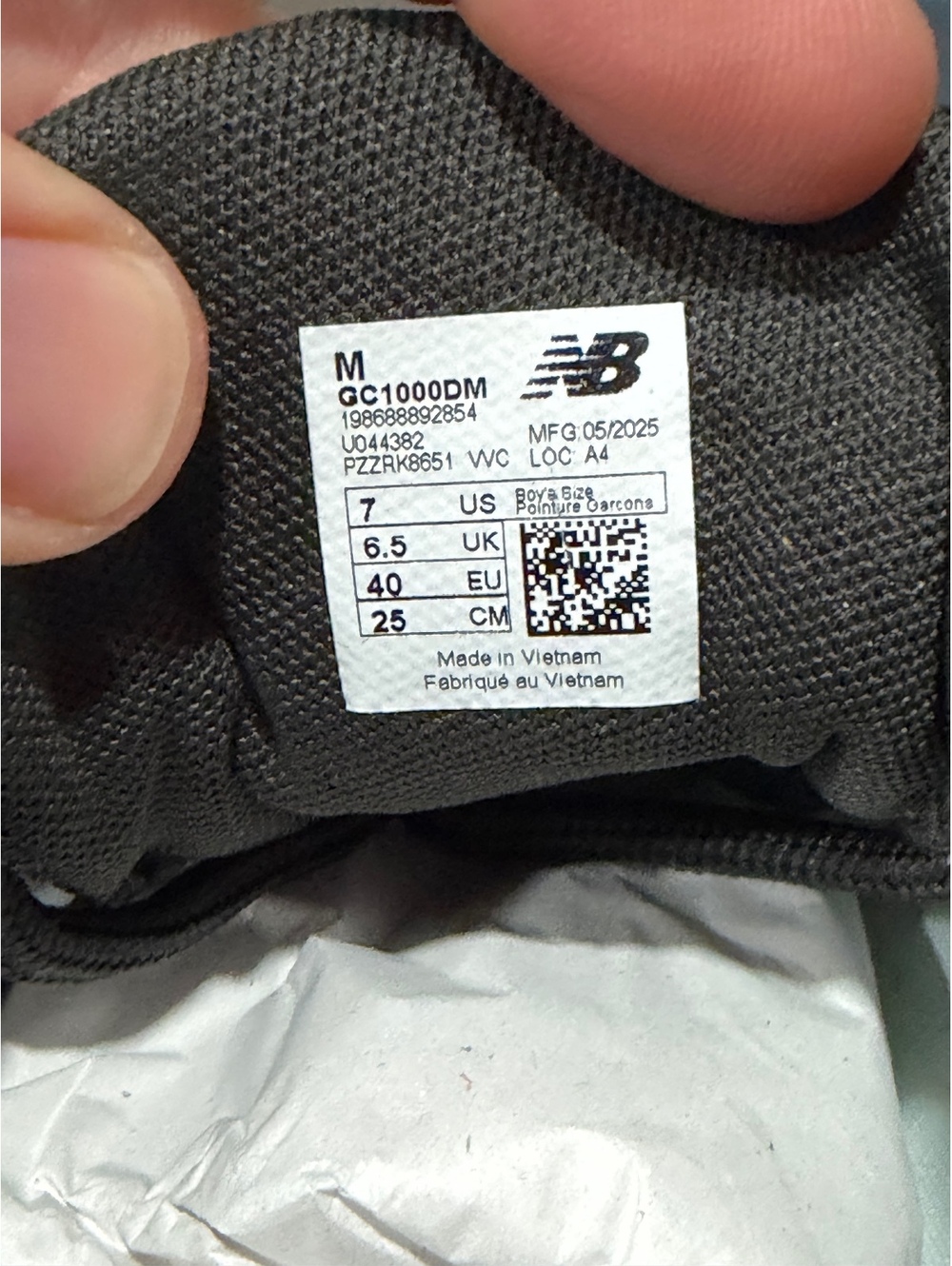 Size 7Y/8.5 Women - New Balance 1000 GS “Black Pink” - Picture 6 of 6